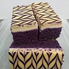 Ube Cheesecake bar